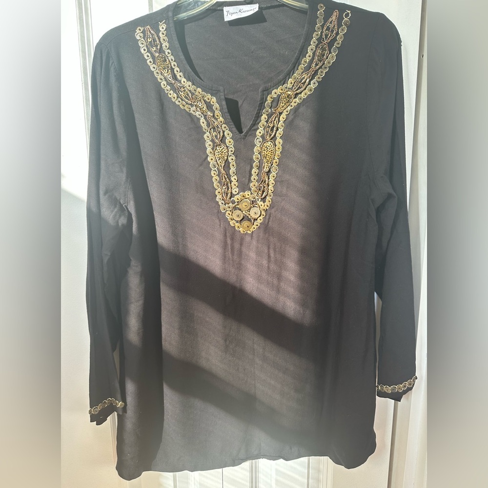 Ethnic black top